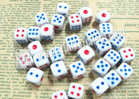専門のカジノのダイスの賭けのための白いプラスチック永久的なカジノの魔法のダイス
