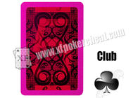 手品の Copag クラブ ポーカー ゲームでごまかすマーク付きの火かき棒カード