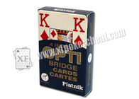 Piatnik 賭けることのための 4 枚の索引 OPTI のプラスチック見えないトランプのマーク付きの火かき棒カード