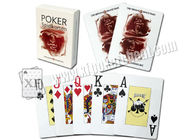 ポーカー ゲームのマーク付きカードをする見えないトランプ/矢のペーパー