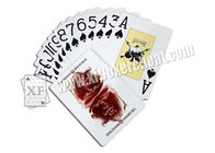 ポーカー ゲームのマーク付きカードをする見えないトランプ/矢のペーパー