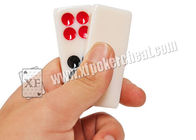 2 - 検光子の電話のためのプレーヤーのカジノの魔法のダイスのマーク付きのPaigowの4つのトランプ
