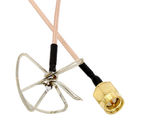 SMAのコネクターとの5.8G葉のクローバーAV伝達RHCPアンテナFPV Antenne Exteral Antena