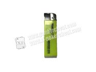 バーコードのマーク付きカードISO9001のための緑のプラスチック ライターの火かき棒の走査器