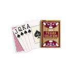 Copag テキサスはそれらを火かき棒のサイズのジャンボ索引の赤い/黒の賭ける支柱カード握ります