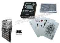 規則的な索引のプラスチック マーク付きの火かき棒カード、台湾の高貴な標準サイズのトランプ