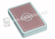 カジノのゲームのペーパー赤く狭い索引の Piatnik のトランプの二重デッキ