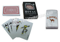 専門のマーク付きの火かき棒カード、カジノのゲームの高貴なプラスチック トランプ