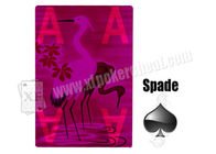 火かき棒の詐欺のための賭けの詐欺のネオン 71 のペーパー見えない遊ぶマーク付きカード