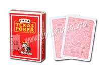 イタリア テキサス Modiano の火かき棒の予言者のためのプラスチック ジャンボ遊ぶ側面マーク付きカード