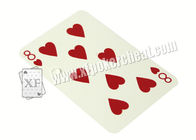 イタリア 100% プラスチック Modiano の金トロフィ カード側面のマーク付きの火かき棒カード