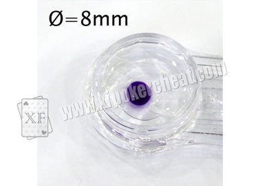 8mm の紫外線隠顕インキのコンタクト レンズ、マーク付きカード コンタクト レンズ