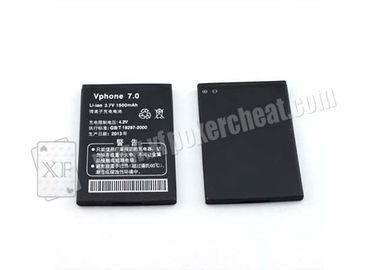 黒いロシアのリチウム V68 火かき棒のカード読取り装置カジノのごまかすことのための 3.7 ボルト電池